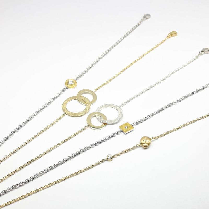 Bracelet en or jaune 18kt.